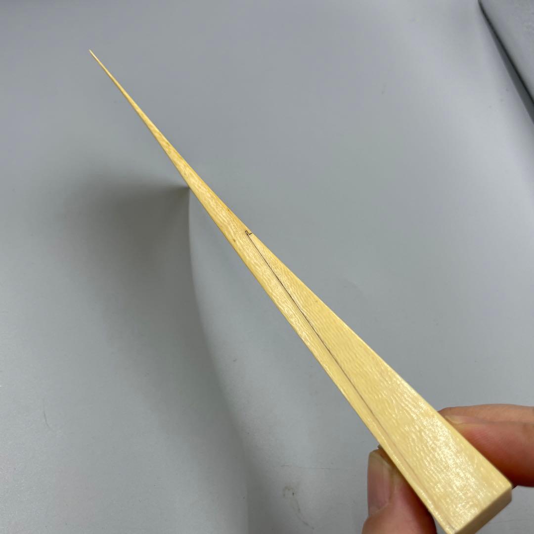 239ヴィンテージ 天然素材　三味線バチ　重さ約85g