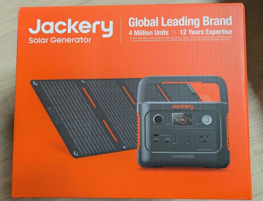 【新品・未開封】ジャクリ ポータブル電源 300 Plus 40W Mini