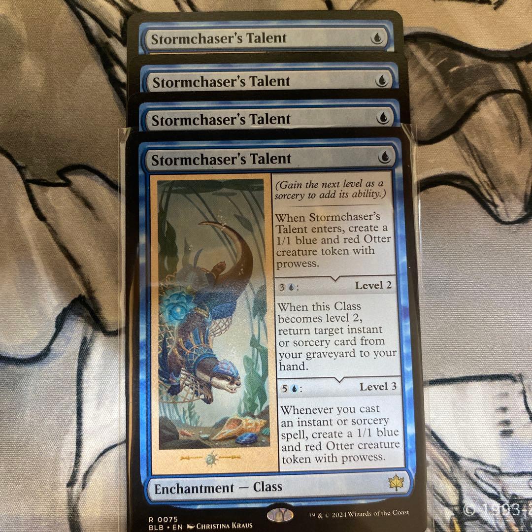 嵐追いの才能/Stormchaser's Talent 4枚 英語