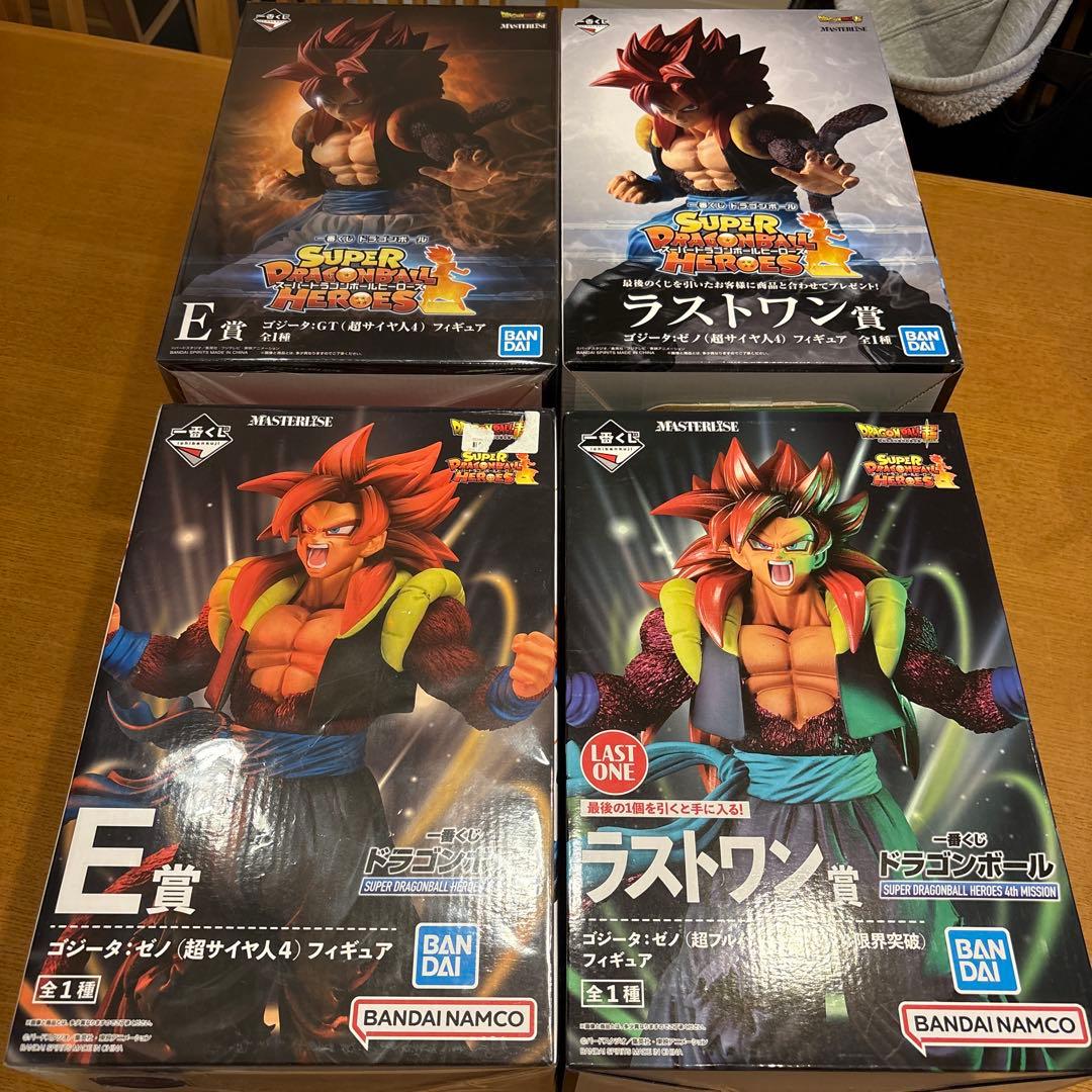 ドラゴンボール 一番くじ ゴジータ4種 新品未開封セット‼️