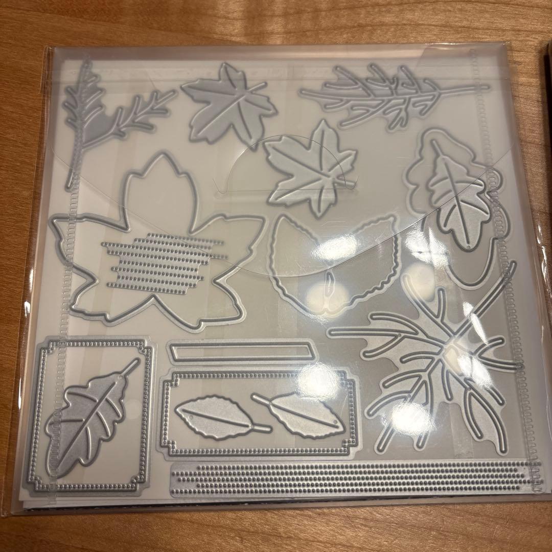 未使用　秋に向けて♡AUTUMN LEAVES スタンプセット　スタンピンアップ