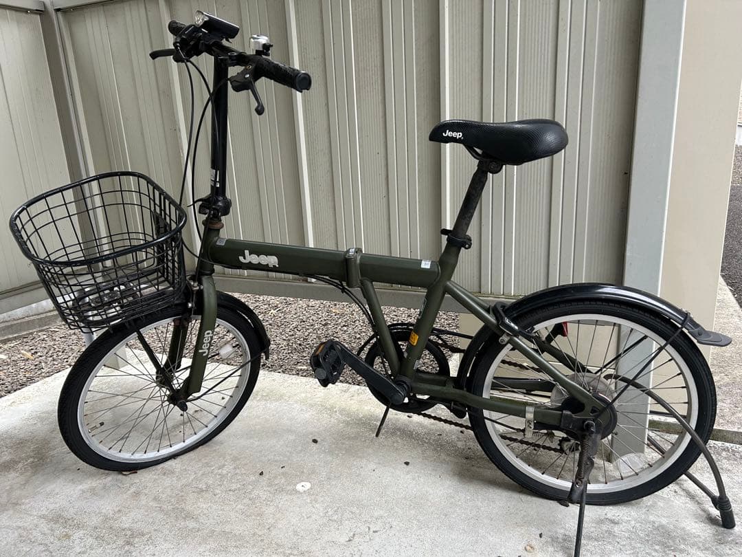Lulu 　Jeep 折りたたみ自転車 オリーブグリーン　カーキー