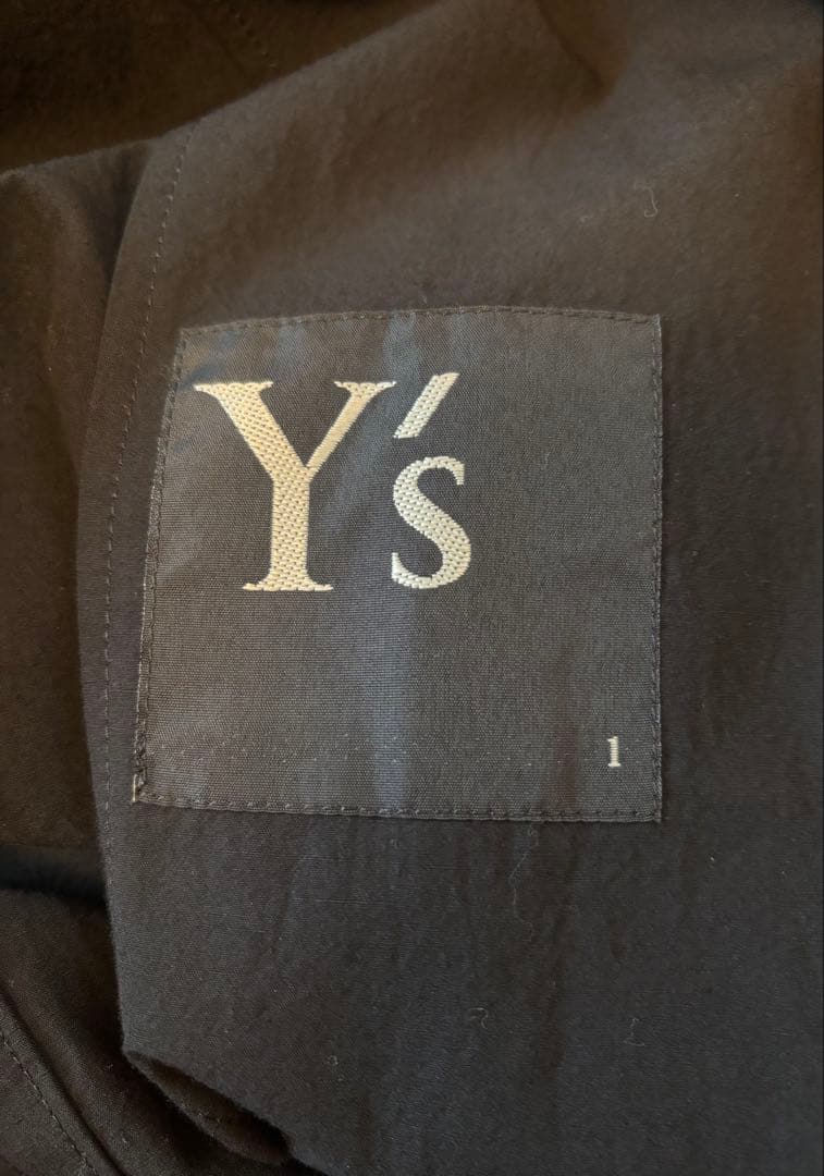 y's、ブラック ダブルブレスト 、スプリングコート
