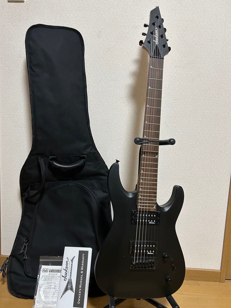 山本孝太郎 Jackson js22-7 エレキギター マットブラック