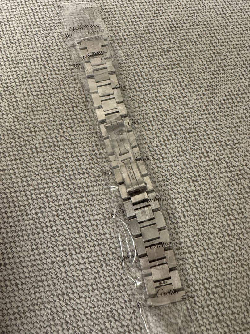 カルティエタンクソロ　ステンレスベルト