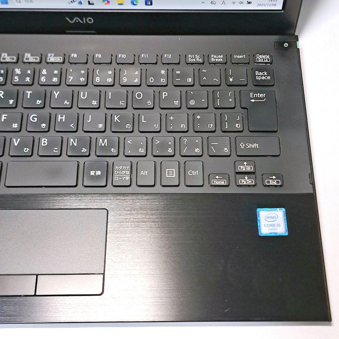 I93【人気】小型 SONYノートパソコン SSD/i5 VAIO win11