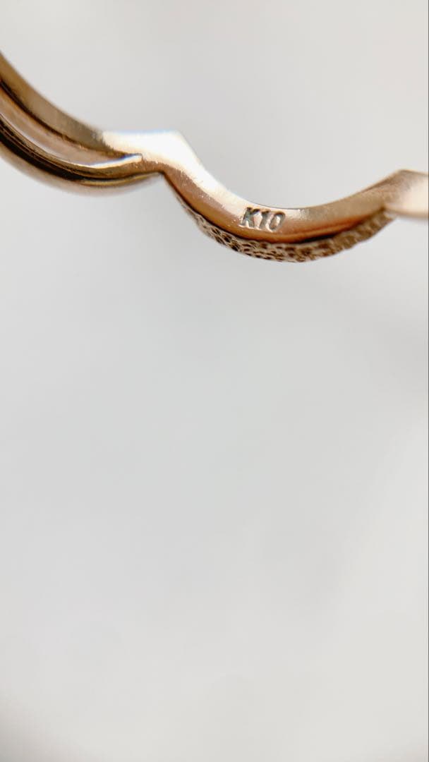 【NOJESS】K10 スカラップレースリング 13号