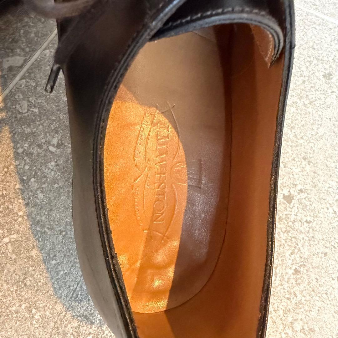 JMウエストン/ストレートチップ/ブラックカーフ/8D