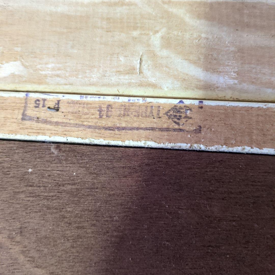 装飾的シルバーフレーム 油彩風景画