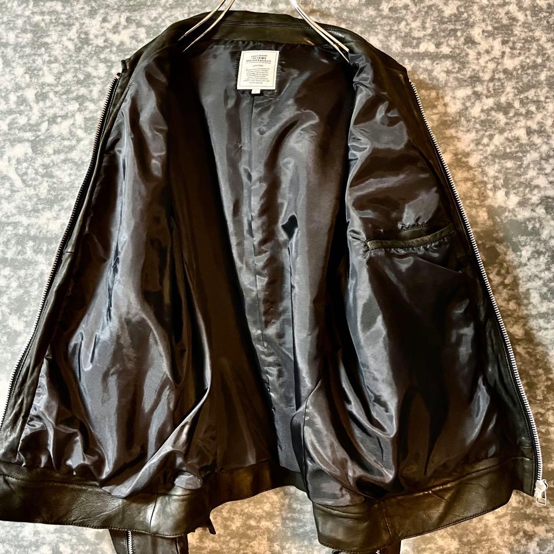 CRIMIE レザージャケット クライミー ルード ジップジャケット