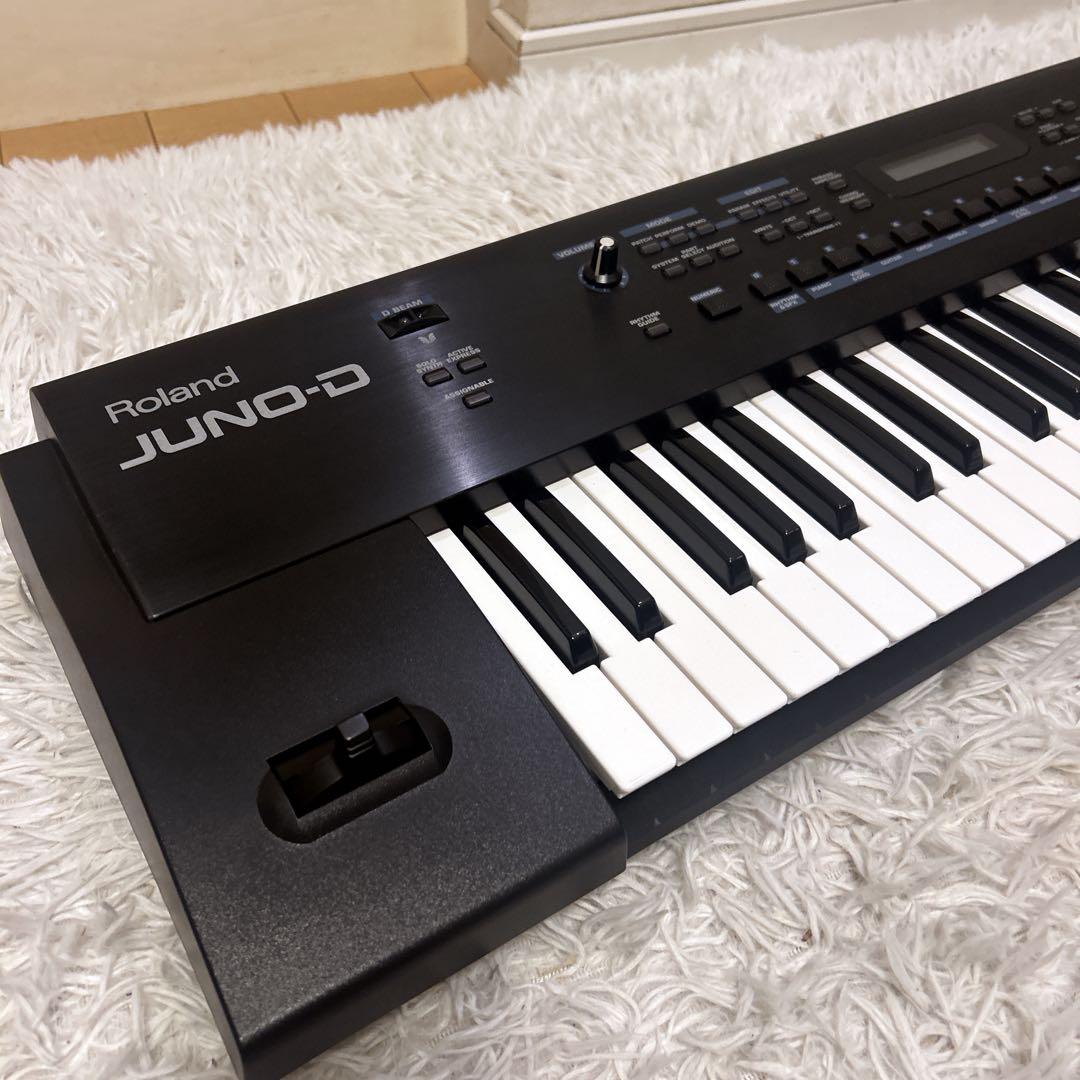 【美品】Roland JUNO-D シンセサイザー ペダル付 廃盤