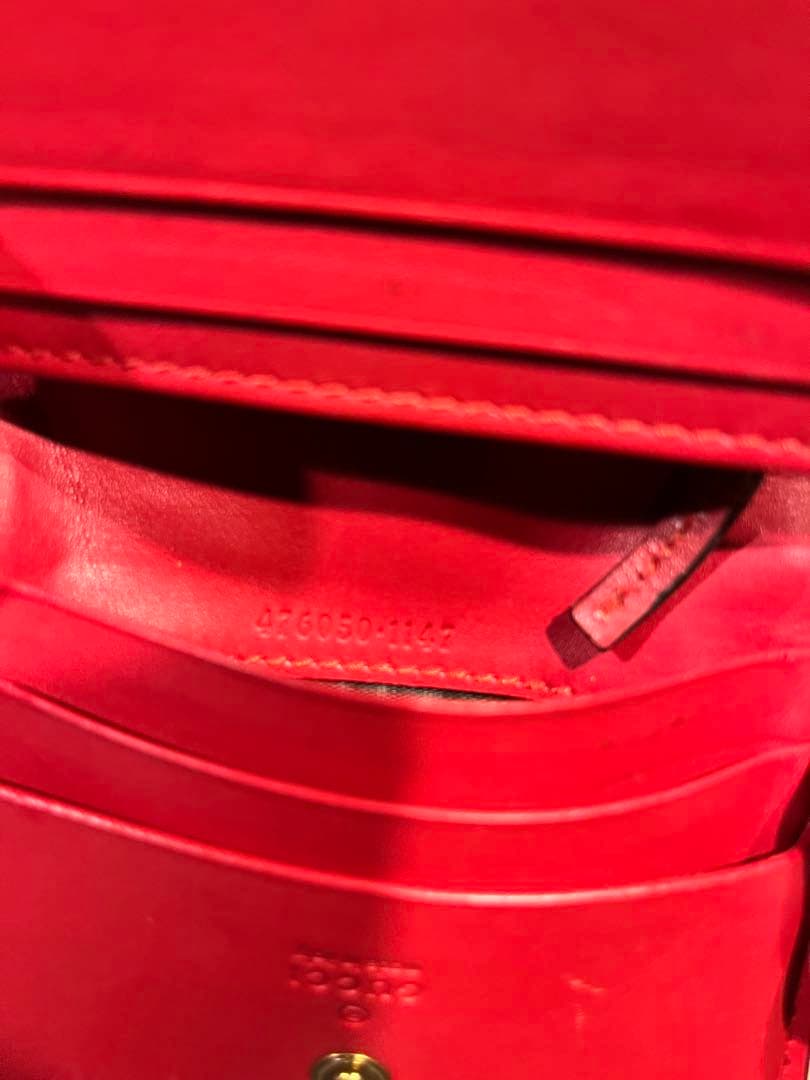 ✨美品✨ GUCCI 二つ折り財布 さくらんぼ チェリーPVC GGスプリーム