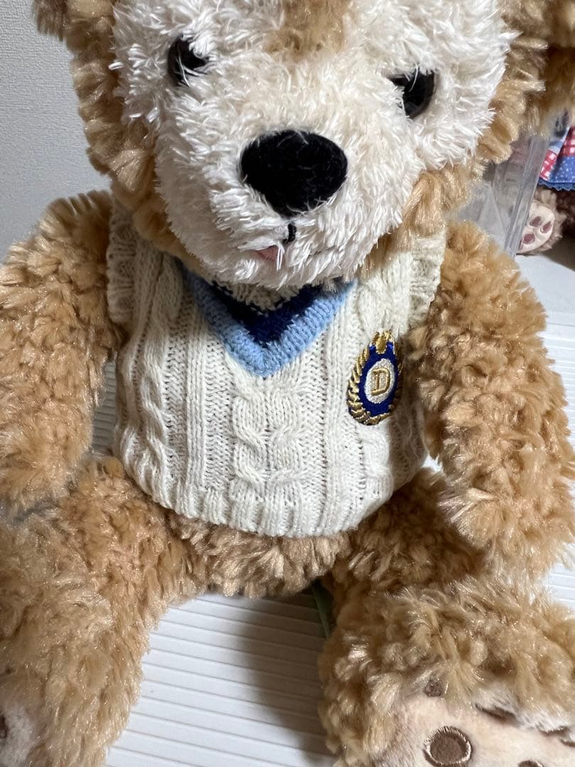 ダッフィー、シェリーメイぬいぐるみ、ぬいぐるみネックストラップセッ（スプリング）