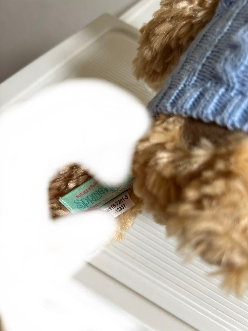 ダッフィー、シェリーメイぬいぐるみ、ぬいぐるみネックストラップセッ（スプリング）