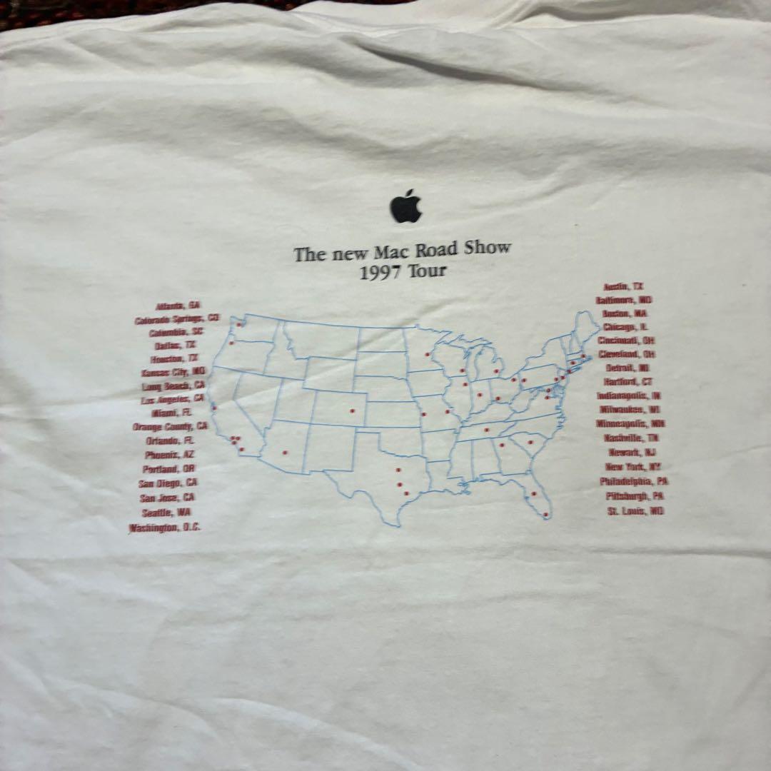 90S Apple Mac プロモ Tシャツ 展示販売イベント 企業系 L