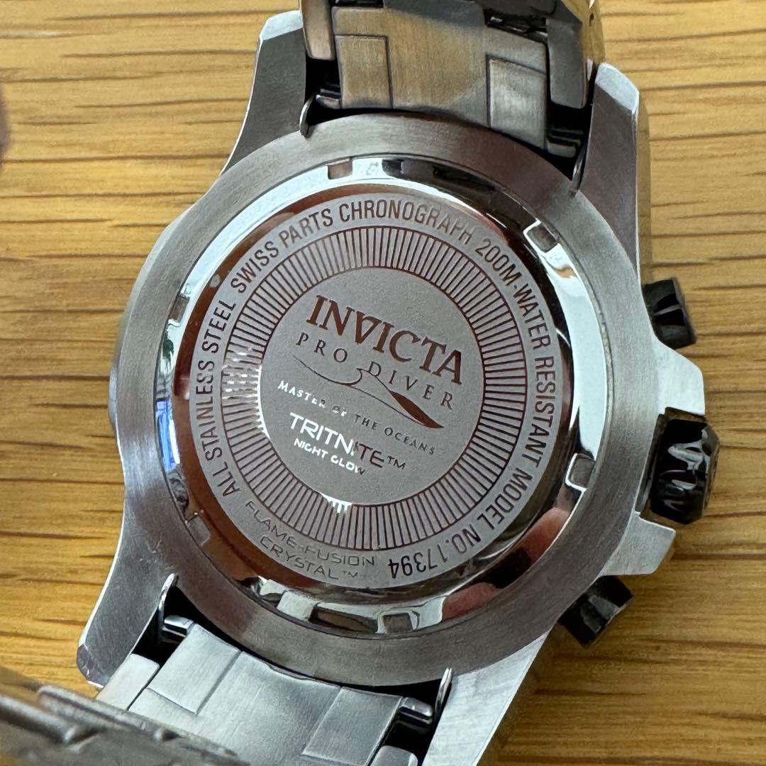 INVICTA クロノグラフ 腕時計　PRO DIVER 17394 不動