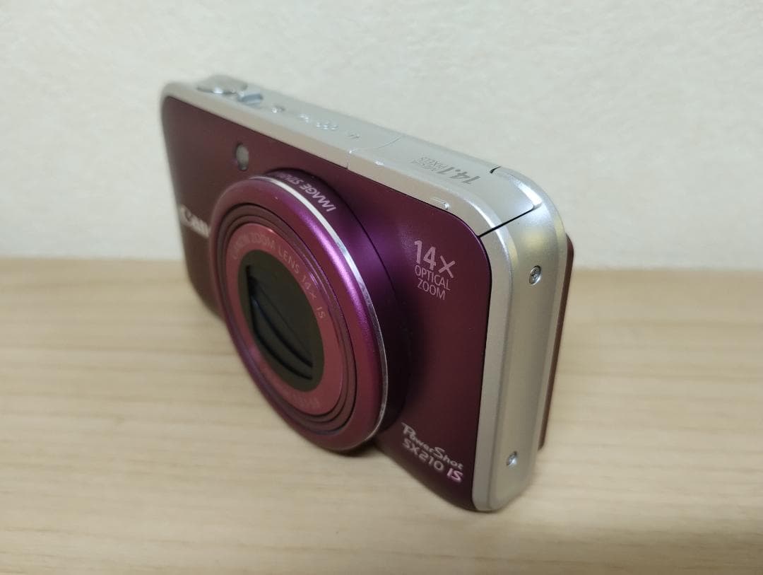 Canon PowerShot SX210 IS キャノン パープル デジカメ