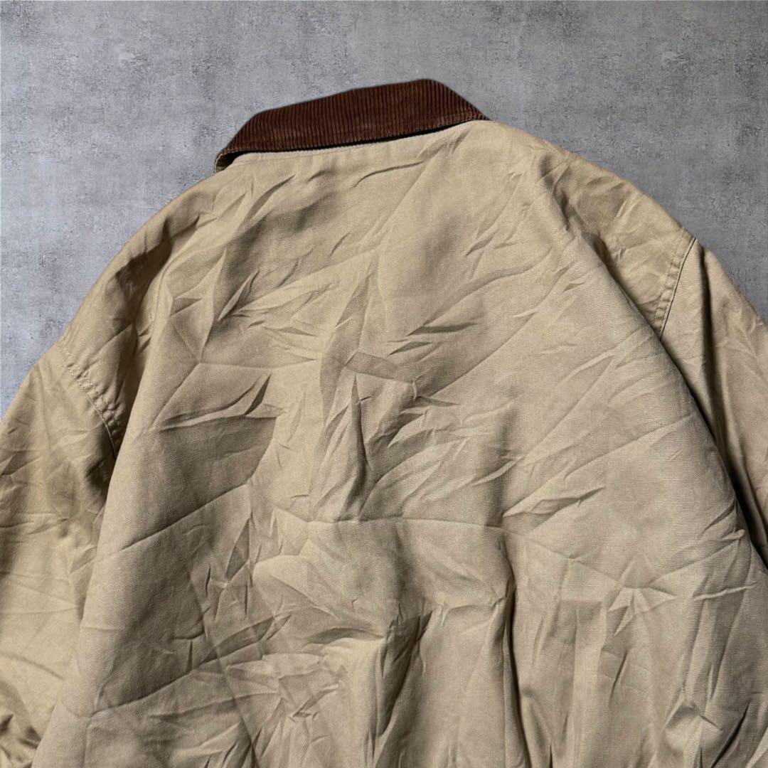 2265 古着90年代USA製Californiaダックジャケット企業系刺繍ロゴ