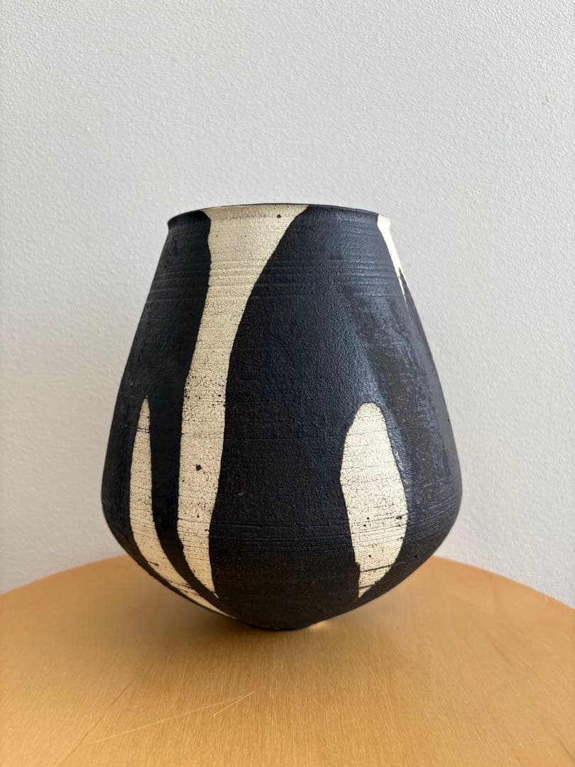 【値下げ】野口寛斎 Jomon Yakishime 花器 壺