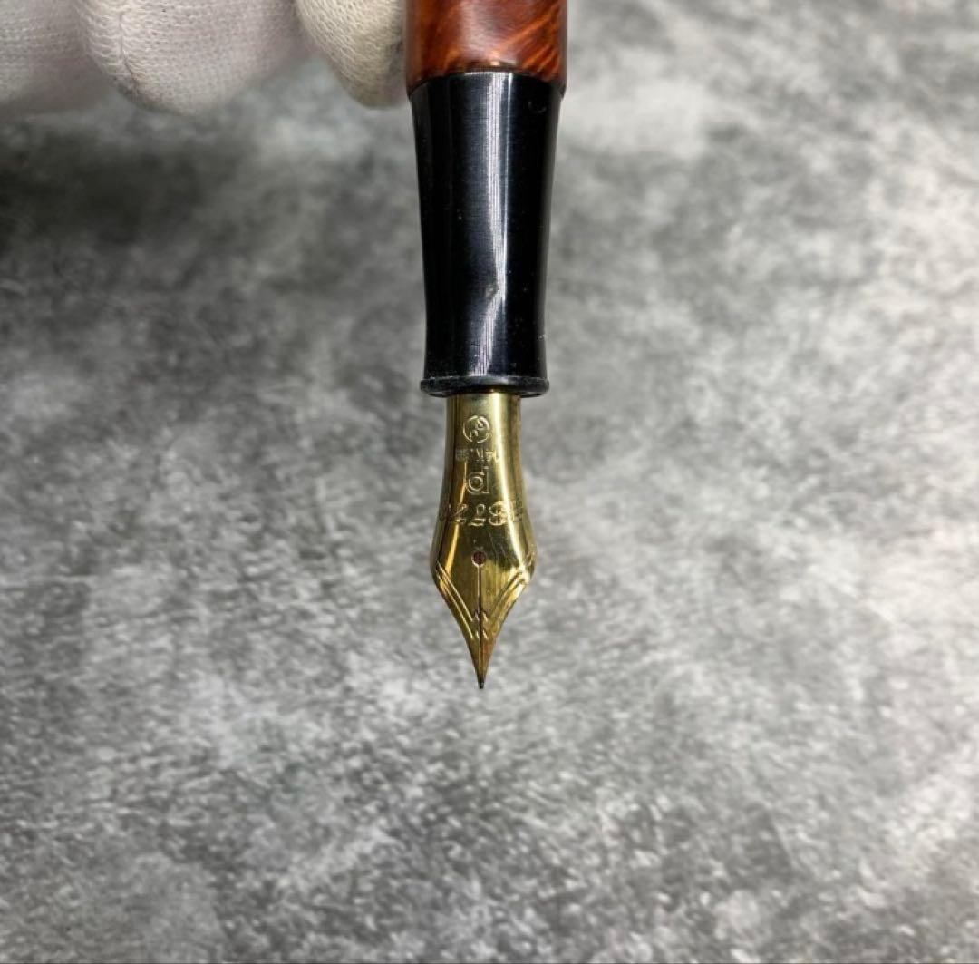 大特価　＃３７７６　ブライヤー万年筆　14K