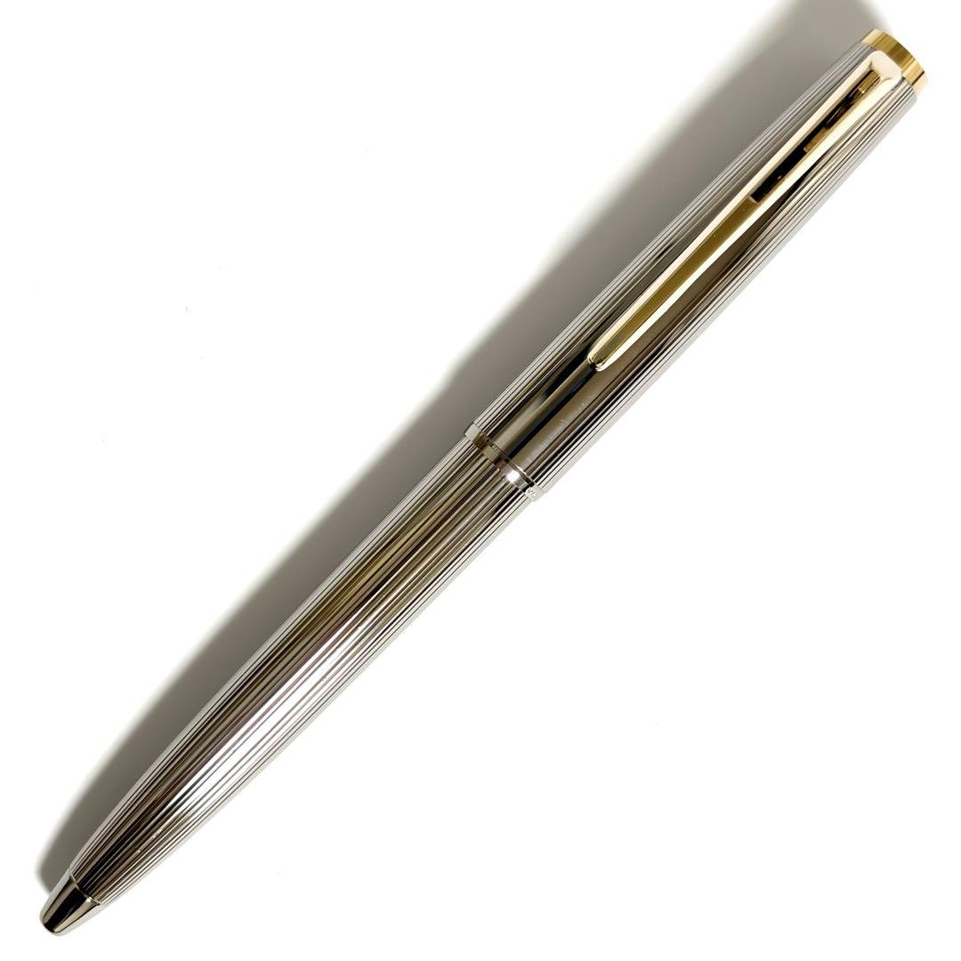 【極美品・稀少】montblanc ボールペン No.2829 シルバーメタル