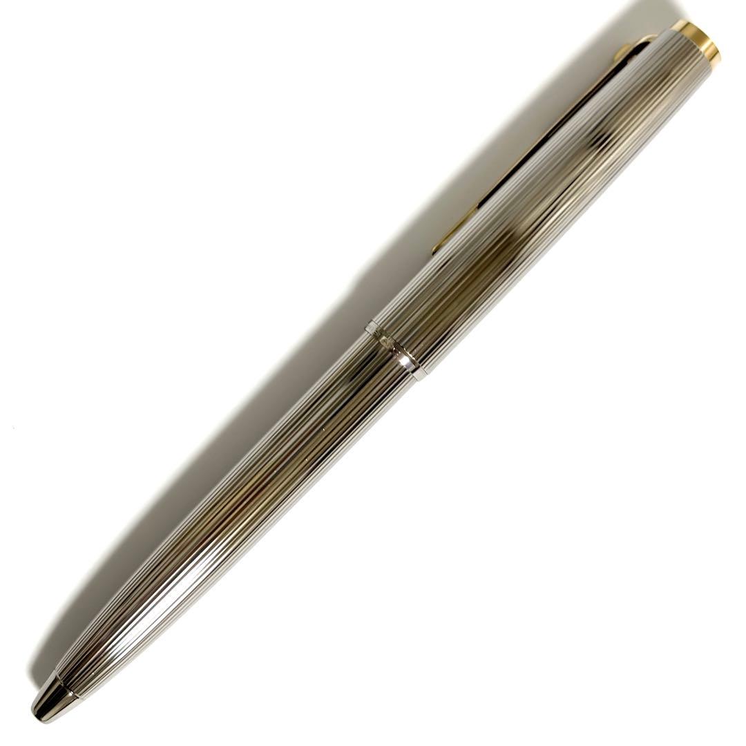 【極美品・稀少】montblanc ボールペン No.2829 シルバーメタル