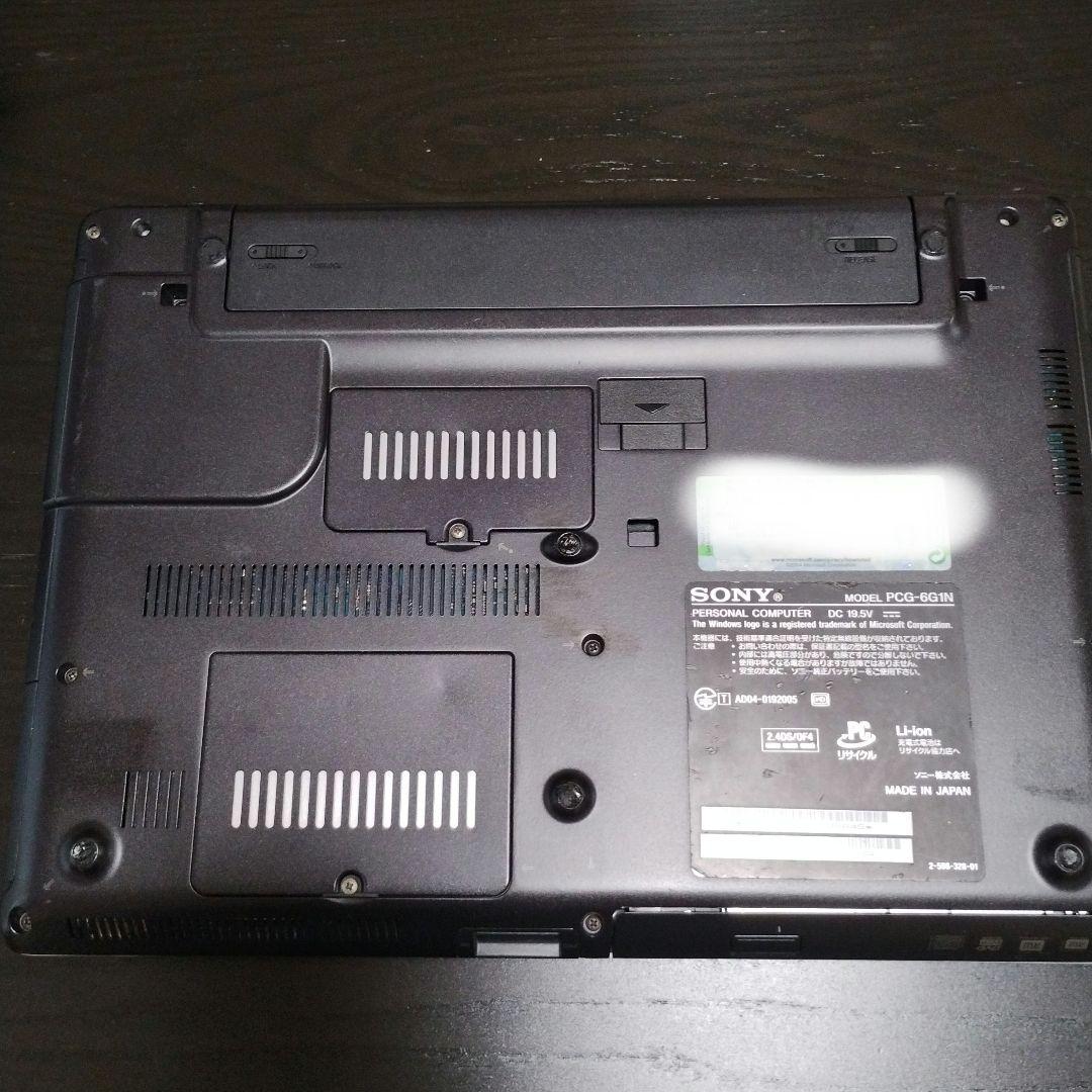 Windowsノート本体 SONY VAIO VGN-S73PB/B windows XP