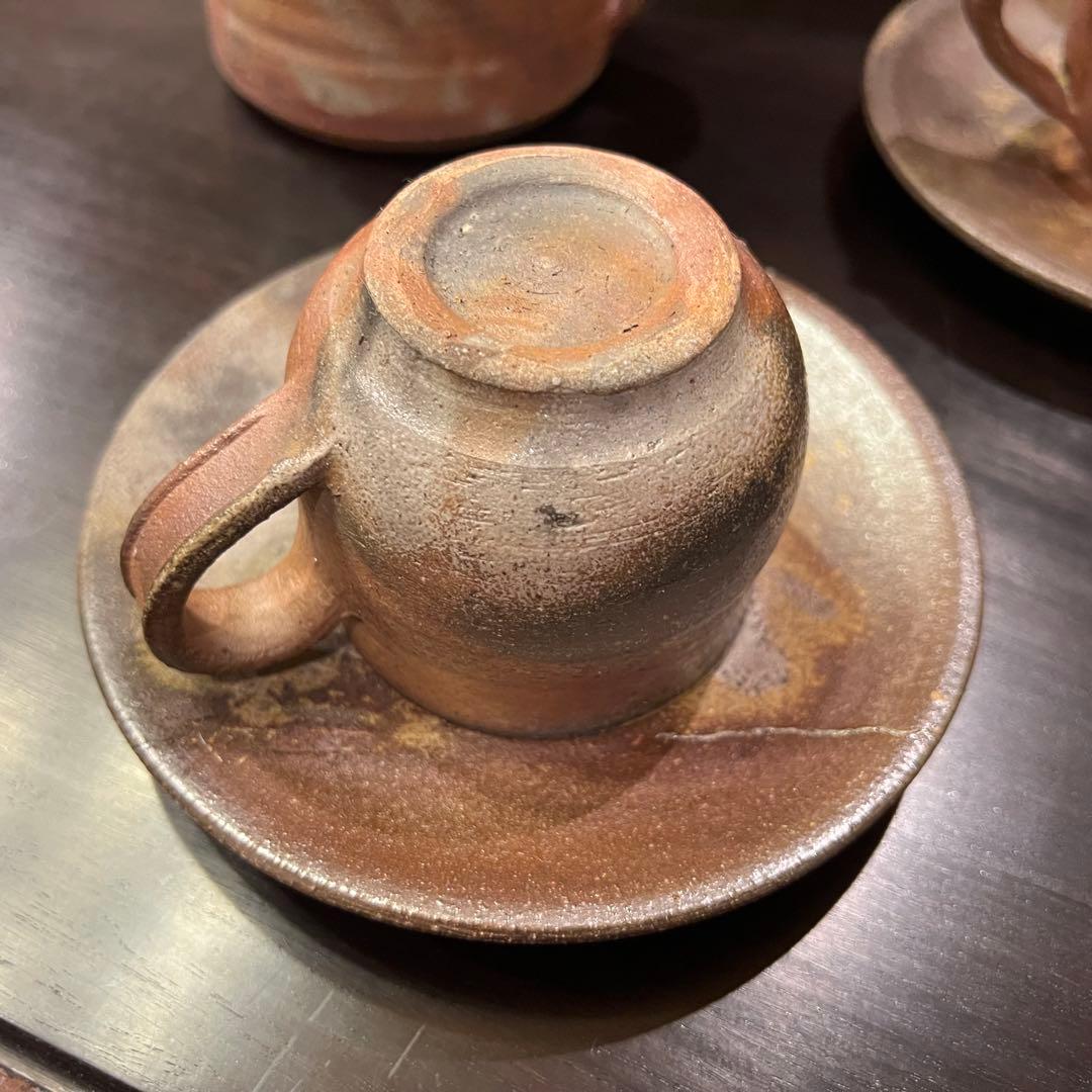 【おうちカフェ】 金山焼 コーヒードリッパー＆ポット・コーヒーカップ２客　新品！