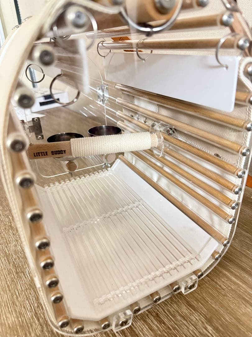 LITTLE BUDDY バードキャリー ベージュ　中型インコ用