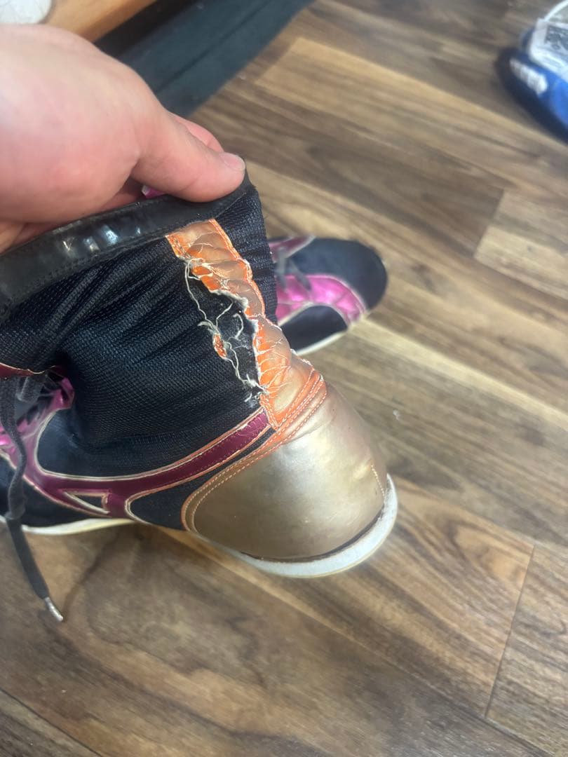 Mizuno ボクシングシューズ ピンク/黒