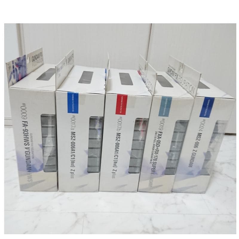 新品GFF5セット νガンダム HWS Zプラス スーパーガンダム フルアーマー