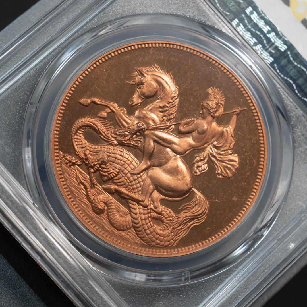 1879 イギリス ヴィクトリア PCGS PR67 INAレトロ クラウン銅貨