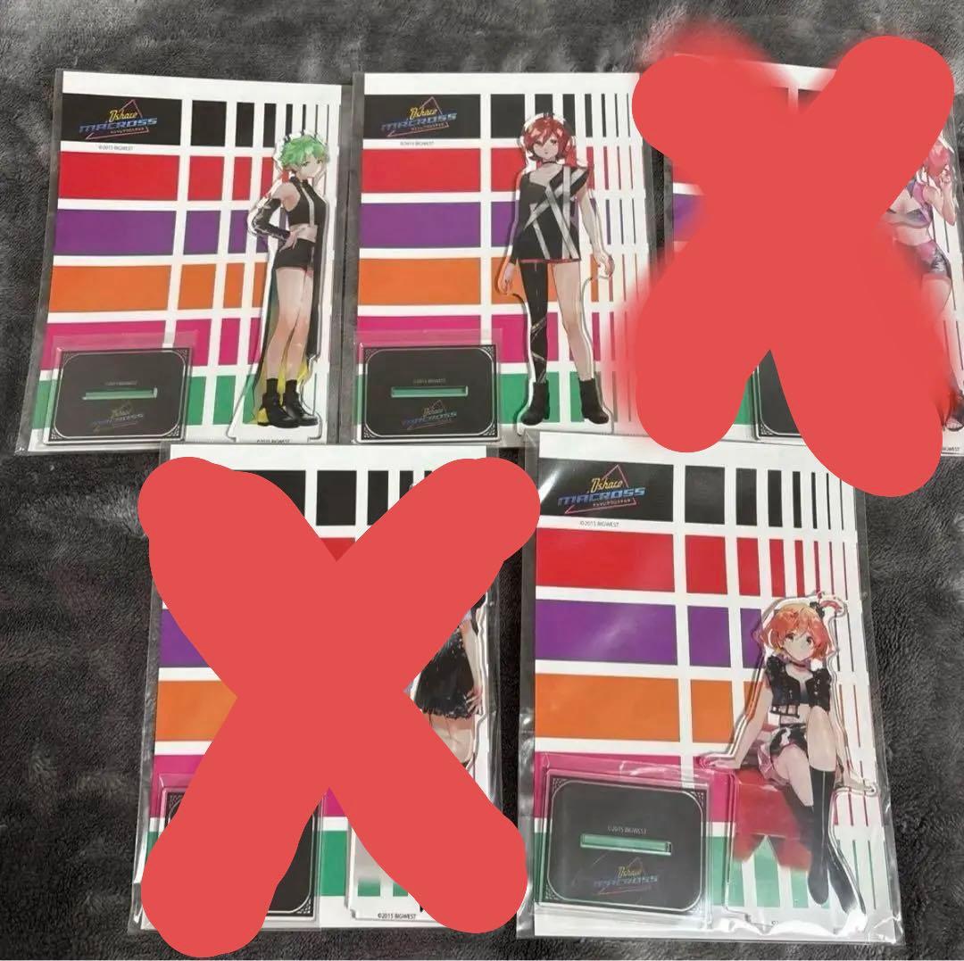 オシャレマクロスΔ アクリルスタンド 5点セット