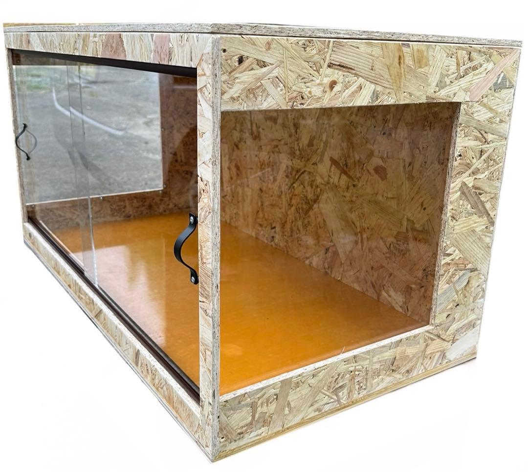 サイドアクリル　爬虫類　飼育ケージ