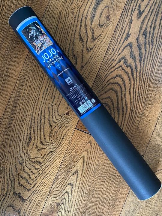 JOJO展ポスター 承太郎 &イギー 新品 金沢キービジュアルポストカード付き