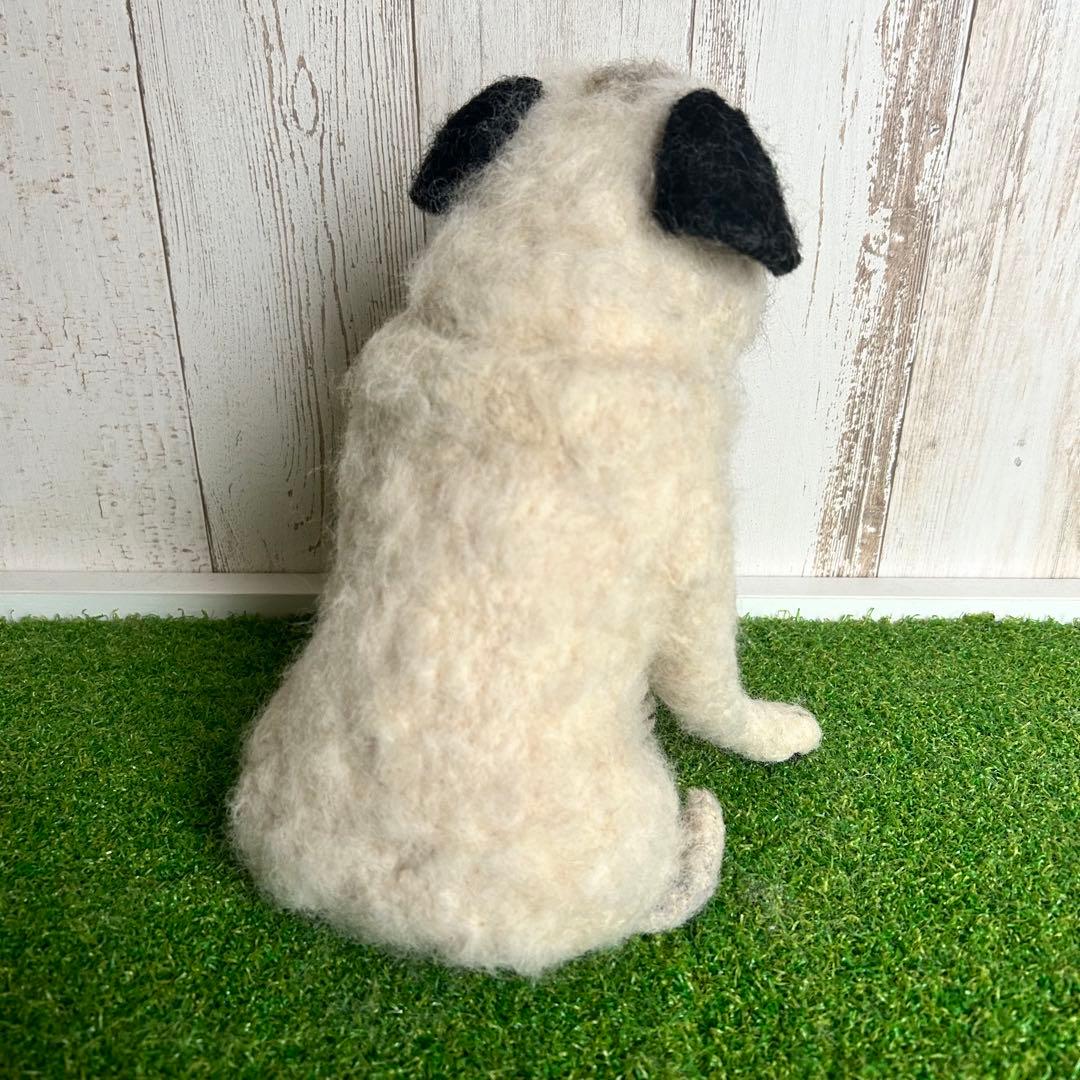 ★⭐︎えむえむ⭐︎★羊毛フェルト【パグ】犬　メモリアル　オーダー　マック