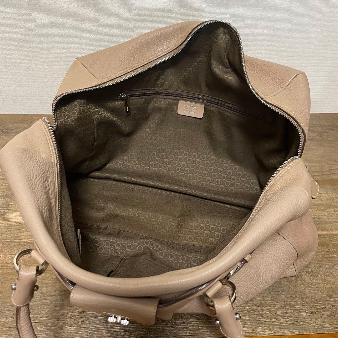 ■Ferragamo（フェラガモ）良品 / レザー /ハンドバッグ/ ベージュ系
