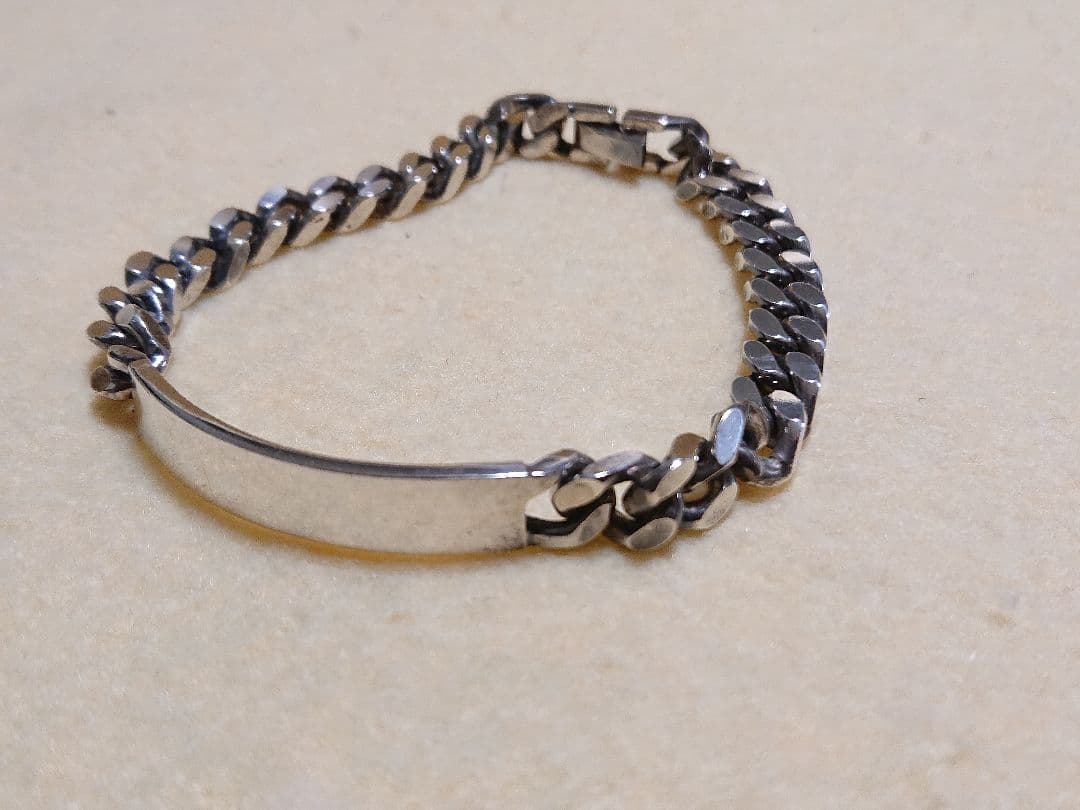 シルバー チェーン ブレスレット メンズ