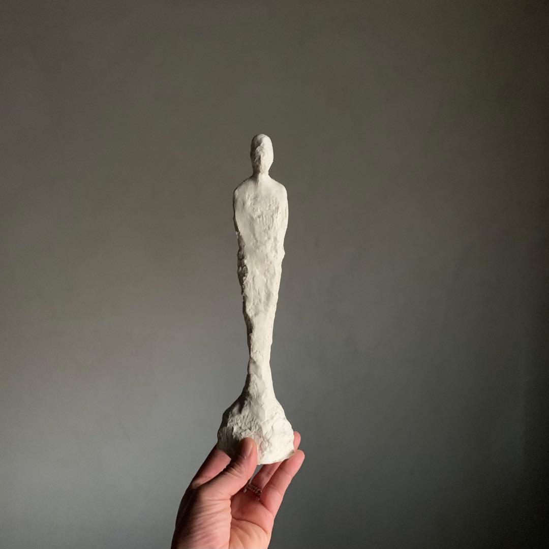 石塑粘土 立体作品 sculpture 現代美術 c 人物像 オブジェ