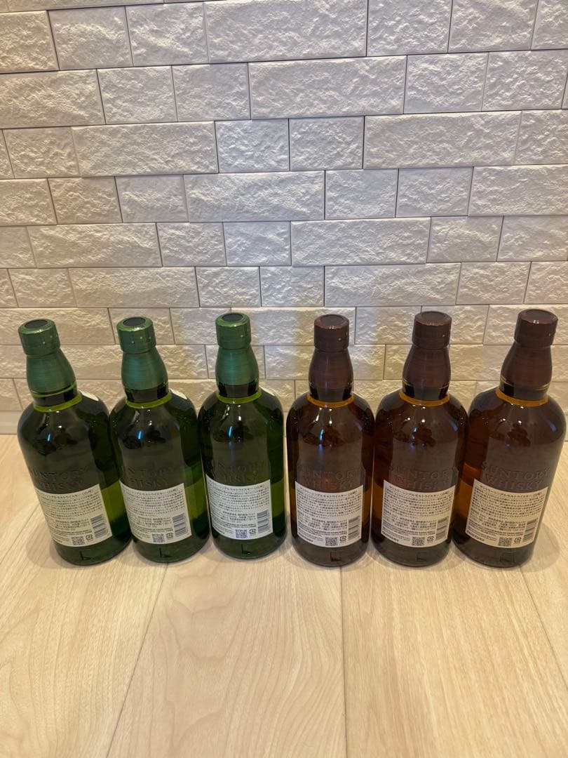 山崎　白州　ノンヴィンテージ 6本セット　各3本　レシート付属