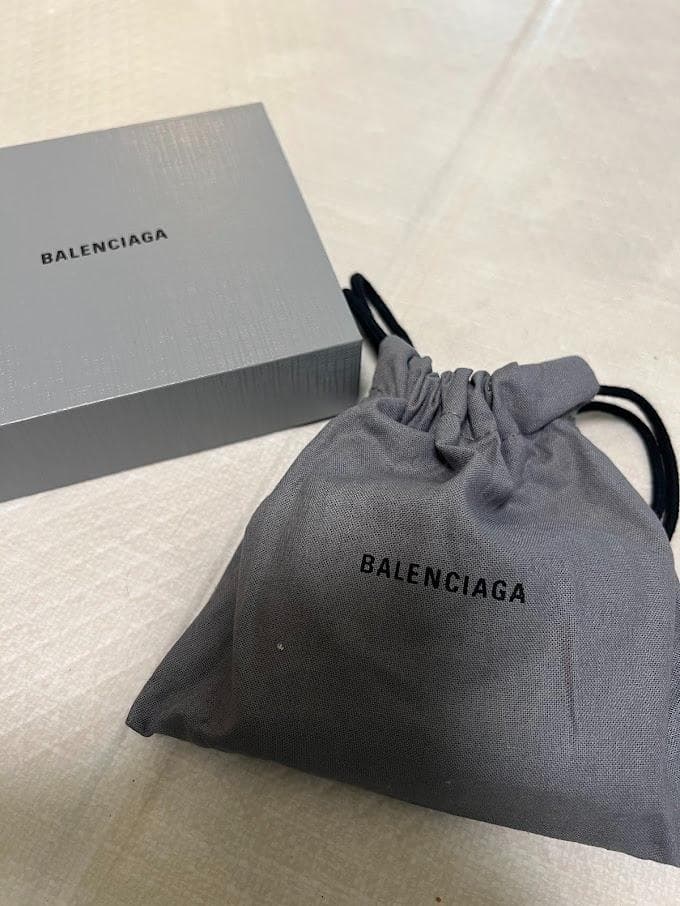 【箱・備品付】BALENCIAGA 三つ折り財布