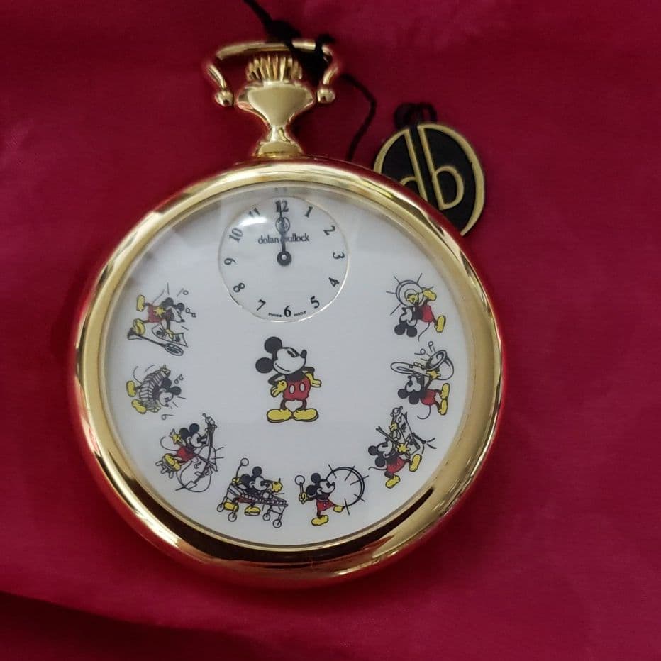美品！ディズニー／ミッキーマウス　懐中時計