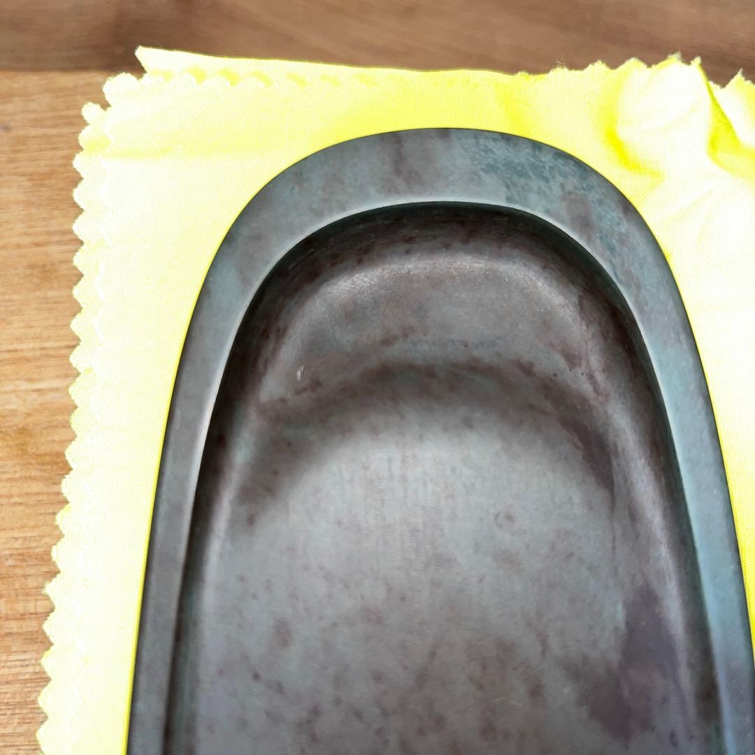 ⭕️赤間紫金石　赤間硯　下井百合昭　昭竜山　新品美品　小判型　手間かかる　女性好み