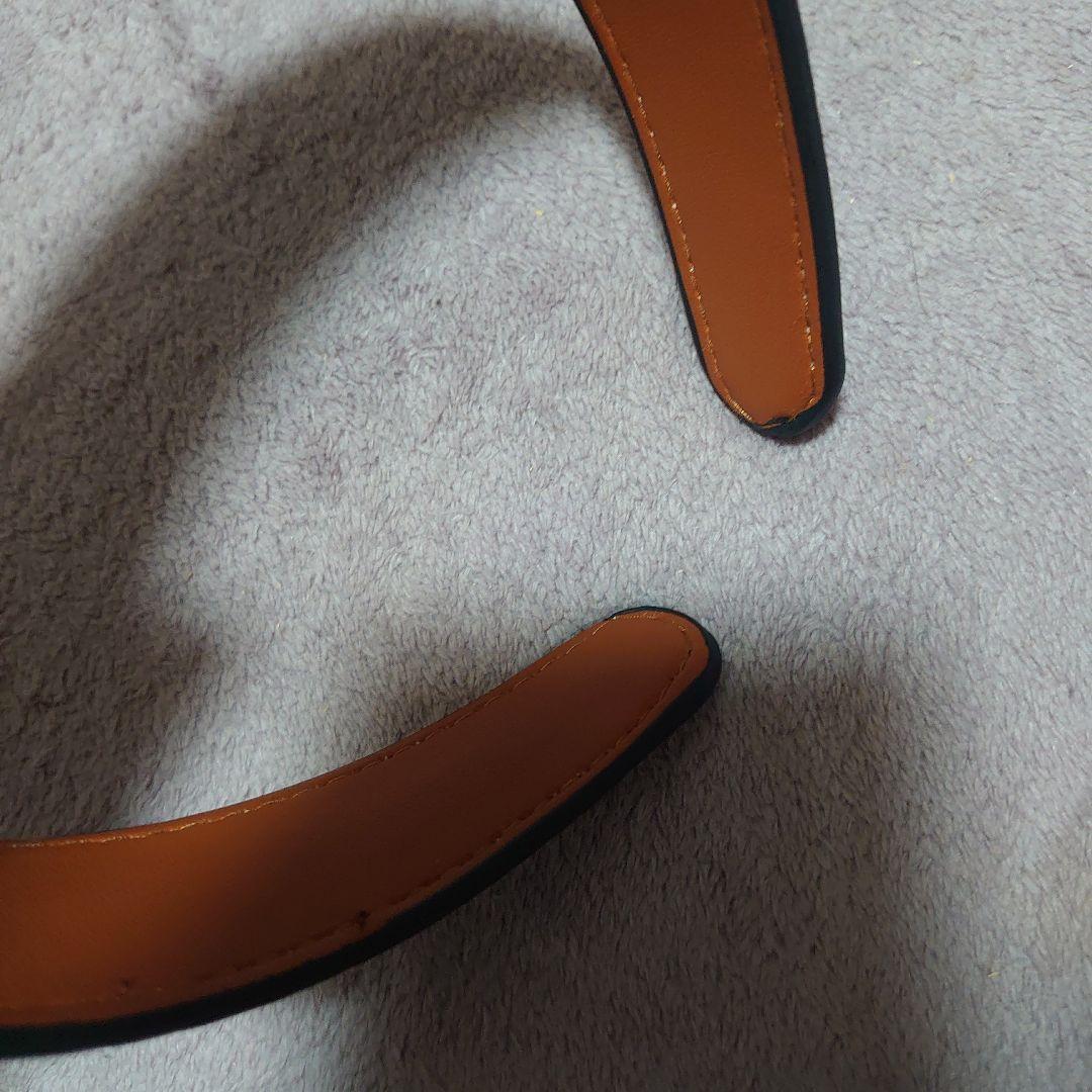 新品CELINEセリーヌトリオンフレザーヘアバンドカチューシャブラック訳あり