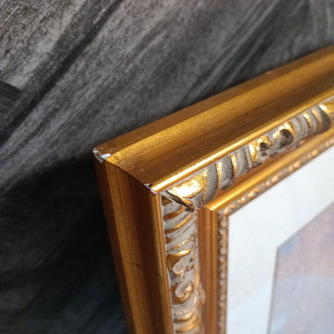 グスタフ・クリムト 女性像 油彩画 ゴールドフレーム