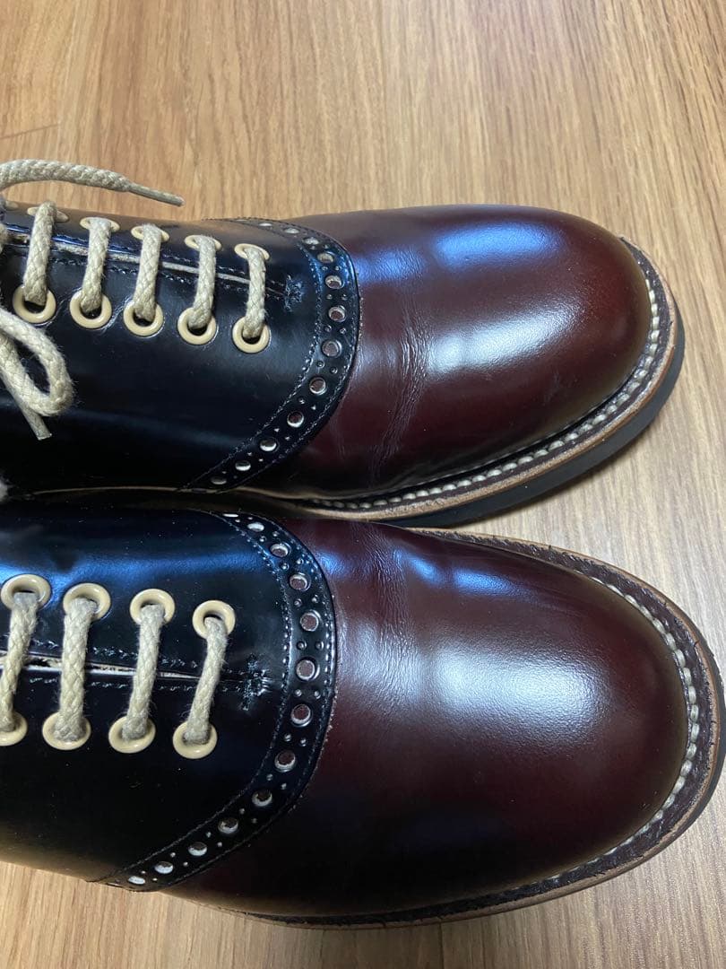 GLADHAND x REGAL サドルシューズ 茶/黒 25cm リーガル