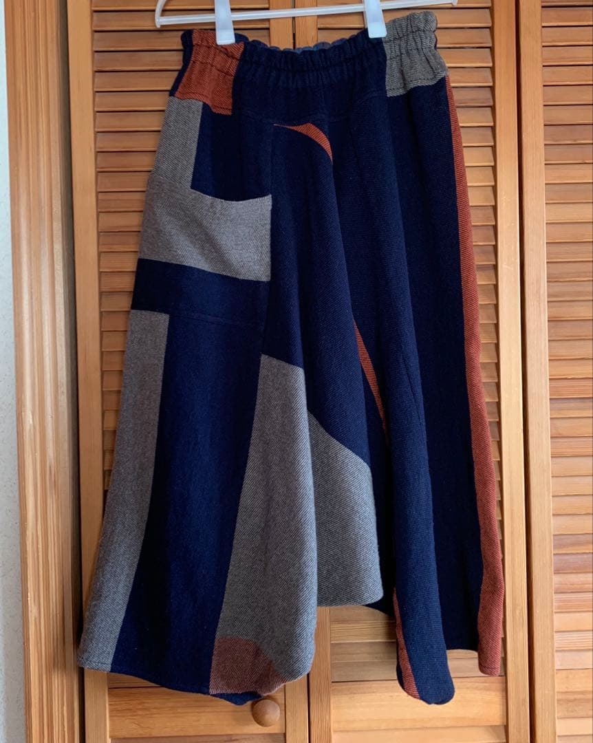 タマキニイメ　タルンパンツ　ロング　ウールコットン