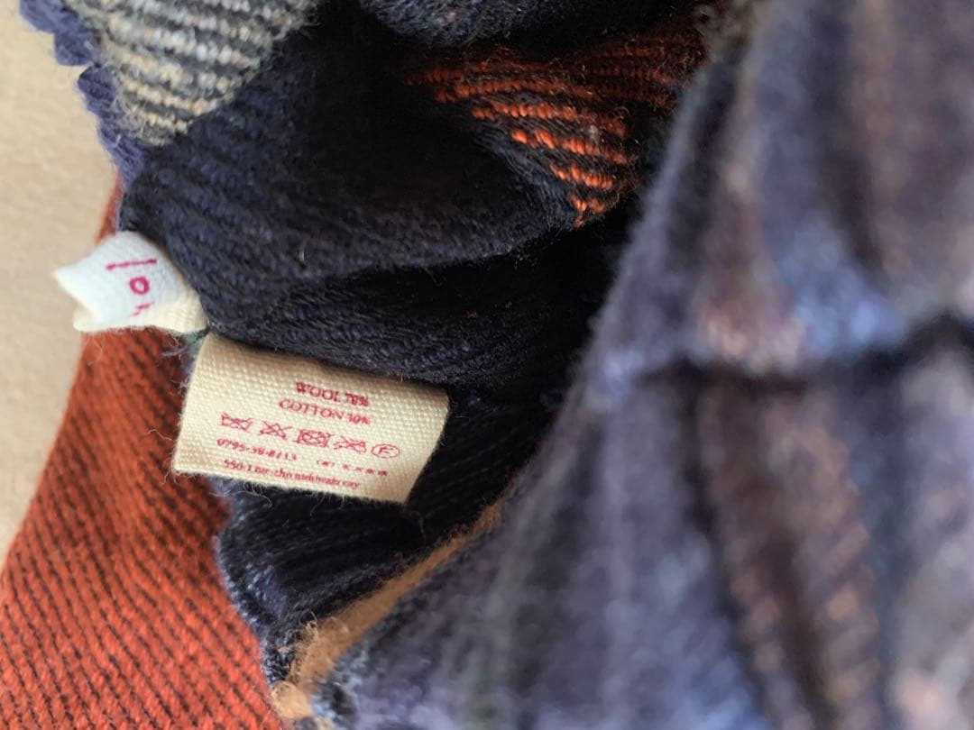 タマキニイメ　タルンパンツ　ロング　ウールコットン