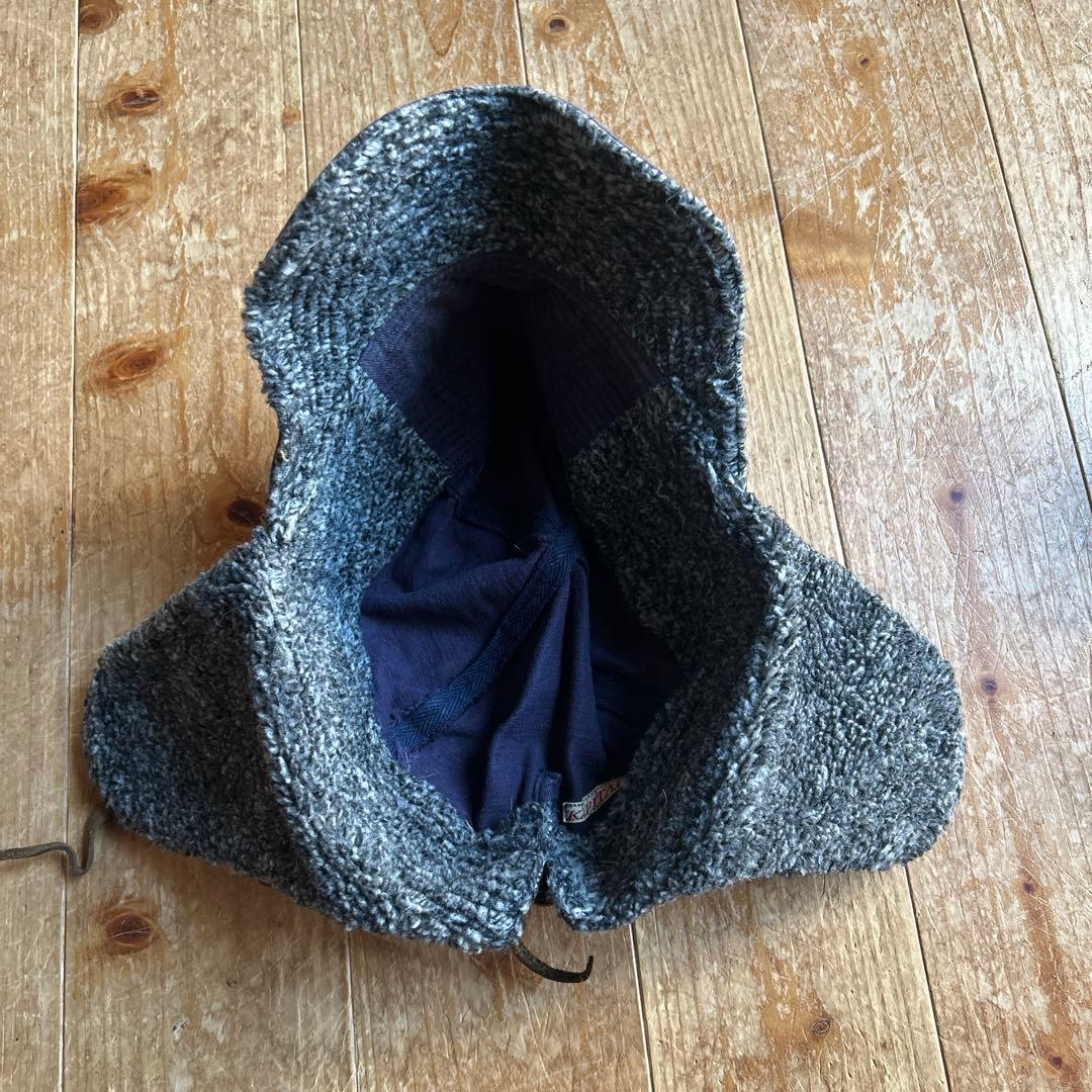 KAPITAL ヴィンテージ加工 コーデュロイ × ボア ポストマン