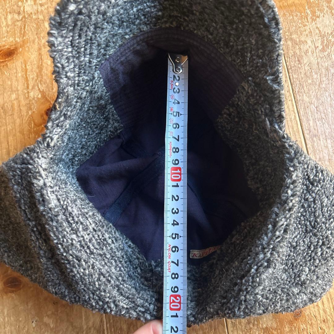 KAPITAL ヴィンテージ加工 コーデュロイ × ボア ポストマン